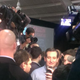 Ted Cruz surrounded by supporters and press in Iowa on Jan. 31, 2016
Jason Johnson/The Root